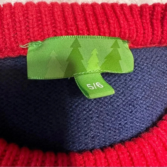 Christmas Santa  Dinosaur Sweater Blue/Green/Red/White Size 6 - Picture 4 of 16